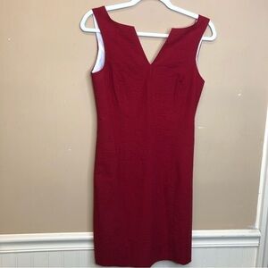 Lauren James Life is Better In Seersucker Red Dress Size XS NWT